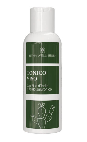 ETNA WELLNESS Tonico Viso Fico d'India e Acido Jaluronico